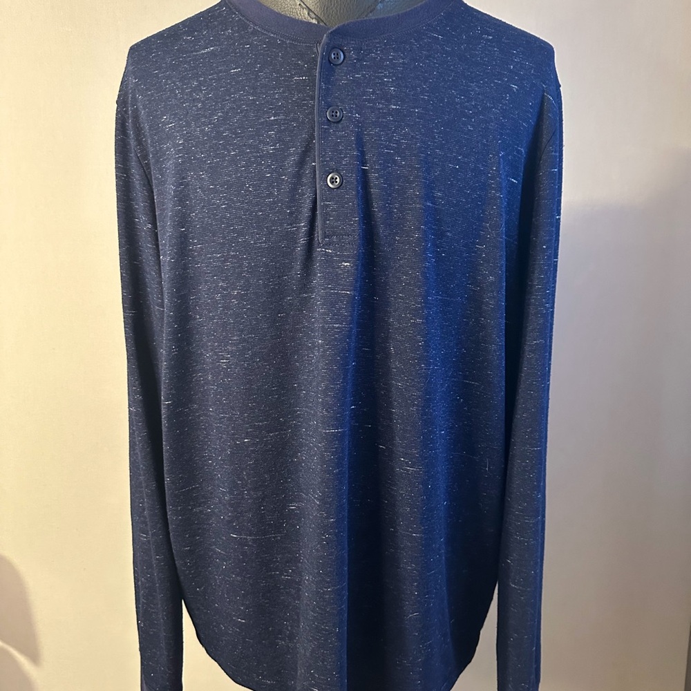 Jack Spade Blue Knit Mens Sweater. Size XL